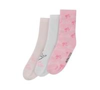ONOMATO! Barbie - Calcetines para niña (3 pares), multicolor, 35-38