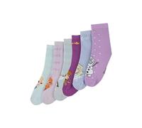 ONOMATO! Calcetines para niños, calcetines para niñas, 6 pares, calcetines divertidos para sandalias Mächen, regalo para niñas, multicolor, 23-26