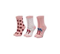 ONOMATO! Miraculous Lady Bug - Calcetines para niña (3 pares), multicolor, 27-30