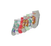 ONOMATO! Patrulla Canina Skye Everest Calcetines Seaker para niñas, Set de 7 pares, multicolor, 19-22