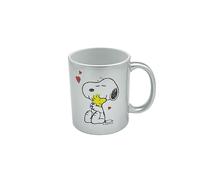 ONOMATO! Peanuts Snoopy Woodstock Taza, Taza de Café de Cerámica 330 ml, Taza de Té con Motivo de Dibujos Animados, Taza Regalo Peanuts para Mujeres, Hombres y Niños para Navidad