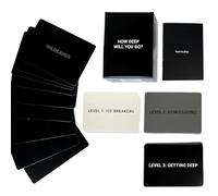 Onperpoe How Deep Will You Go? Card Game Deep Conversations with Friends Fun Family Party Juego de cartas Noche de Juegos Question Card Games para adultos