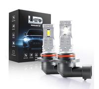 Onraying Ampoule HB3 LED, 6500K LED 9005 de Phares Voiture Automobile, 1000% Luminosité, 9005 Led Phare 1:1 Taille Halogène, 90000+ Heuresde Durée de Ve, IP68, Plug-N-Play, 2 Pièces