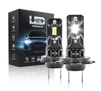 Onraying H7 LED, 50000LM 6500K Blanc Froid, 12V Ampoule H7 LED de Phares Voiture Automobile Avec Ventilateur, 900% Luminosité, 1:1 Mini Taille, Remplacemenes HalogèNes