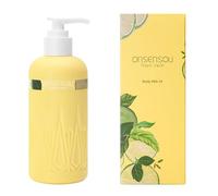 ONSENSOU BODYMILK KABOSU crema corporal para piel seca con retinol, manteca de karité, escualano Cuidado Corporal Hidratante aroma cítrico sin alcohol hecho en Japón 250ml