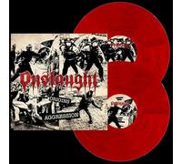 ONSLAUGHT - ORIGINS OF AGGRESSION (PHD EXCLUSIVE SANITY RED-BLACK MARBLED + AUTOGRAPH CARD) [Vinilo]