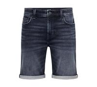 ONLY & SONS Onsply Jog Dbd 0025 Ana Dnm Shorts Noos Pantalones Cortos Vaqueros, Dark Azul Denim, S Hombres