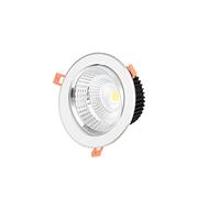 ONSSI® Foco Downlight LED para Techo 20W 2000lm,Redondo Ø138mm Marco Blanco Empotrado (Blanco Frío,6500k)