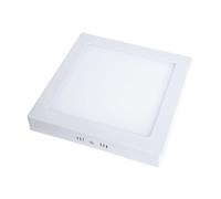ONSSI Plafón LED de Techo 24W Cuadrado 30x30 cm,Blanco Neutro 4000k Panel LED Superficie Marco Blanco Alta Luminosidad Lámpara de Techo