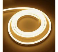 ONSSI® Tiras LED de Neón 220v (Blanco Cálido,9M),12w/m COB Luz de Cuerda,288 Led/m Cada Corte de 10cm,Ip65 Impermeable con Enchufe de Interruptor y Pegatina,Neon Led Para Uso Interior y Exterior