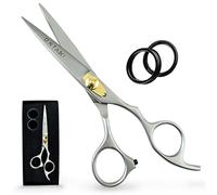 ONTAKI Tijeras de peluquería profesional para cortar el pelo de acero japonés Tijeras de corte de pelo, barba y bigote de 6,5 pulgadas para hombres y mujeres
