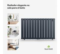 Blumfeldt Ontario 100 x 60 Radiador Conexión central y lateral 1/2" Instalación mural 681 W