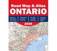 Ontario Road Map 2025-2026 - Ontario Road Atlas 2025-2026 - Southern Ontario Road Map Book - Northern Ontario Road Map