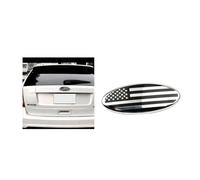 ontto 1 pieza 11,5 cm bandera americana frontal trasera portón trasero emblema adhesivo se adapta a Ford F150 F250 Explorer Edge Ranger Focus Ecosport insignia emblema logo accesorios plata