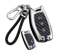 ontto Carcasa para llavero de 3 botones para Hyundai Sonata Elantra IX35 I10 I20 I40 Tucson Ioniq Creta Smart Remote Car Key Cover con llavero, color plateado