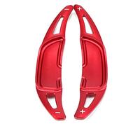 ontto Extensión de palanca de cambios para volante de coche de aleación de aluminio Apto para Mercedes AMG GLC63 GLC43 A45 CLA 45 C63 C43 E63 E43 GLA45 GLS63 G63 Palas de cambio de paleta rojo
