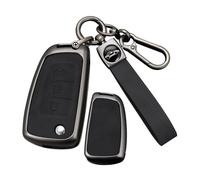 ontto Funda antiarañazos para llavero plegable Nissan Flip para X-Trail T32 Qashqai J11 Rogue Select Sport Juke Murano Maxima Altima Micra Tiida Pulsar 2014-2018, color negro