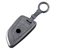 ontto Funda de aleación de zinc para llave de coche para BMW X3 X5 3 4 5 6 7 GT Series Z4 M3 M5 G05 G20 G30 G80 F10 F15 F30 F80 F85 llavero inteligente llavero accesorios, A-gris., 3 buttons