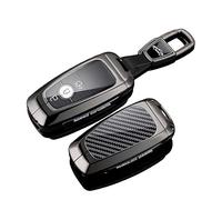 ontto Funda de llave de aleación para Ford Mondeo Ranger Wildtrak Custom Tourneo Ecosport S-Max Galaxy Mustang funda protectora para llave de coche funda carcasa carcasa llavero 2/3/4/5 botones, C