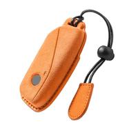 ontto Funda de piel para BMW X1 U11 U12 2025 ix1 ix2 i5 i7 2024 X5 X7 2026 X3 G45 X6 F96 520d 2023 Accesorios Funda para llave de coche Funda para llave de coche Funda para llave B Naranja