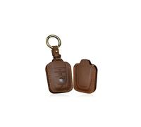 ontto Funda de piel para llave de coche apto para BMW i3 i8 2014 2016 2017 2018, mando a distancia con 4 botones, color marrón