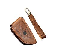 ontto Funda de Piel para Llave de Coche Compatible con BMW X1 F48 X2 X3 X5 X7 F15 X6 F16 X5M G30 G11 2 5 7 218i 530Li 750i, Mando a Distancia