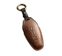 ontto Funda de piel para llave de moto Piaggio Vespa GTS 310 Supersport GTS300 GTS 300 2024 2025 Funda para llave con llavero Accesorios Marrón