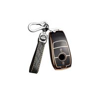 ontto Funda de TPU para llave de coche Apto para Mercedes Benz A C E S G Clase G GLC CLE CLA W177 W205 W213 W222 S63 AMG mando a distancia carcasa llavero negro