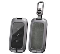 ontto Funda para llave de coche compatible con Baojun 510 730 360 560 RS-5 530 630 Smart Remote Key Holder apto para Wuling Hongguang S, accesorios de coche, protector antiarañazos, gris