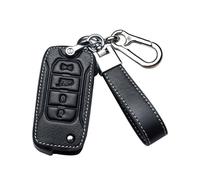 ontto Funda para Llave de Coche Compatible con Jeep Renegade Hard Steel 2016, Mando a Distancia, Llavero de Metal, Plegable, 4 Botones, Color Negro D