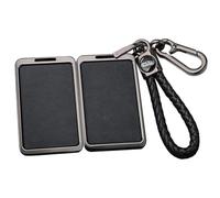 ontto Funda para llave de coche compatible con Leapmotor C10 C11 C16 2024 2025 2026 NFC tarjeta protector para llave de motor Leap llavero funda negro