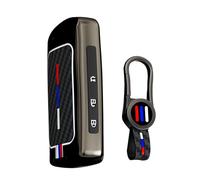 ontto Funda para llave de coche compatible con Mazda 2 3 6 CX-3 CX-5 CX-8 CX-50 CX-60 CX-70 CX-80 CX-90 CX-30 MX-30 MX-5 2020-2025 Carcasa metálica llavero 3 botones Negro