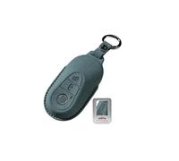 ontto Funda para llave de coche compatible con Mercedes 2020-2025 S G E C Clase W214 S214 X254 GLC EQE EQS 300 350 450 500 560 580 AMG Funda para llave con llavero Accesorios para coche -B Verde