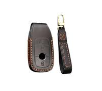 ontto Funda para llave de coche compatible con Mercedes Clase E S W177 E200 E300L S320L S560 S63 AMG 2017-2020, funda de piel para mando a distancia, color negro B