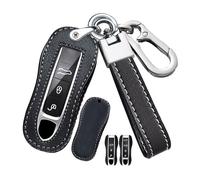 ontto Funda para llave de coche de 3/4 botones para Porsche 911 Carrera 918 Cayenne Coupe para Macan para Panamera Taycan 2018 en adelante, carcasa de llavero suave y duradera, protección completa