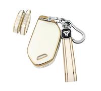 ontto Funda para llave de coche Kia 2025 2026 TPU para Kia EV9 Picanto GT Line Sorento Sportage EV3 EV5 EV6 K4 K5 K8 K5 Funda para llave de 8 botones beige
