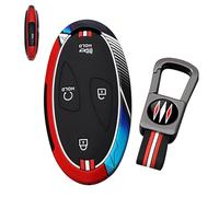 ontto Funda para llave de coche para Hyundai Tucson N-Line Azera Kona SX2 EV Ioniq 6 Sante Fe Elantra 2023-2025 Accesorios Silicona Funda Protectora Llave Mando Mando Coche Accesorios 5 Botones Rojo