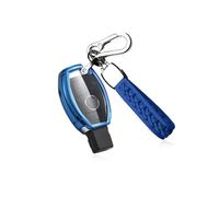 ontto Funda para Llave de Coche para Mercedes A B C E S Clase CLK ML W164 W245 A209 W204 W212, Carcasa de TPU para Mando a Distancia, Funda para Llave de Coche, Funda Protectora de 2/3 Botones Azul