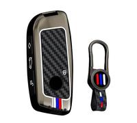 ontto Funda protectora para llave de coche BMW 2 U06 3 G81 M3 5er G60 7 G07 X1 U11 X5 F95 IX1 i4 2023-2025 funda de metal para llave de 4 botones