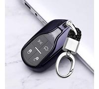 ontto Maserati Levante GT Quattroporte Ghibli - Funda de protección completa para llave de TPU suave con llavero, entrada a distancia inteligente, sin llave, color negro