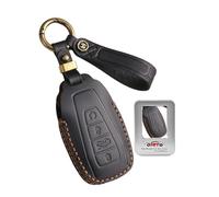 ontto Se adapta a Geely Tugella Atlas 2020-2024 Geometry Coolray Emgrand Monjaro Preface, funda de piel para llave de coche, funda de llave con mando a distancia, 4 botones-B negro