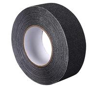 ONTWIE 5cm x 10m Cinta de Seguridad Antideslizante, Cinta Negra Antideslizante de Alta Tracción, Mejor Agarre, Fricción, Adhesivo Abrasivo para Escaleras, Seguridad, Peldaño, Interior, Exterior