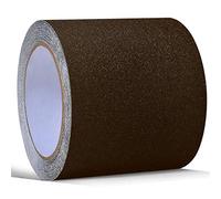 ONTWIE Cinta adhesiva antideslizante marrón High Traction Safety Track Tape, cinta adhesiva antideslizante para escalones, rampas, caminos