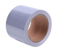 ONTWIE Cinta adhesiva reflectante de 10 cm x 5 m, pulsera de seguridad marina plateada, impermeable, sensible a la presión, para automóviles, bicicletas, camiones, caravanas