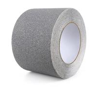 ONTWIE Cinta Antideslizante para Escalones, 10 cm x 20 m, Gris, Resistente, para Exteriores, Evita Resbalones en Personas Mayores, Niños y Mascotas