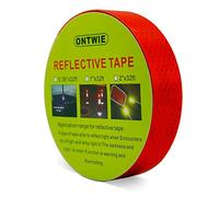 ONTWIE Cinta de Advertencia Reflectante de 10 m, Seguridad Reflectante Advertencia Iluminación Cinta Adhesiva Cinta Adhesiva