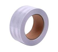 ONTWIE Cinta Reflectante, Cinta Adhesiva de Alta Intensidad para Vehículos, Scooters, Bicicletas, Color Plateado 5cm x 10m