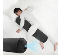 ONTYZZ Almohada Corporal Hinchable Almohada Larga Adultos Niños Almohada Redonda Bolster para Dormir Abrazos Volver Cuello Soporte Dormir de Lado Almohada Cuddle