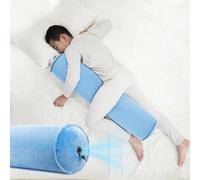 ONTYZZ Almohada Corporal Hinchable Almohada Larga Adultos Niños Almohada Redonda Bolster para Dormir Abrazos Volver Cuello Soporte Dormir de Lado Cuddle