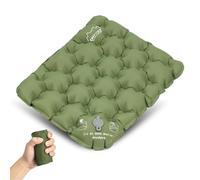 ONTYZZ Cojín de Estadio Plegable Inflable Asiento Estadio Fútbol Ultraligero Portátil Alfombrilla Esiento Impermeable Cojín Aire para Camping Viaje Náutica Conciertos Senderismo Silla Oficina Avión
